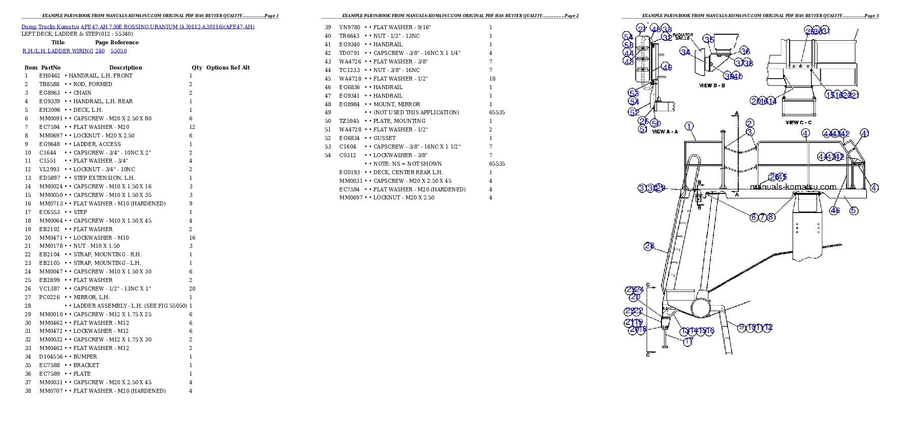 Protected: AFE47-AH 730E                 ROSSING URANIUM (A30112-A30116) Partsbook