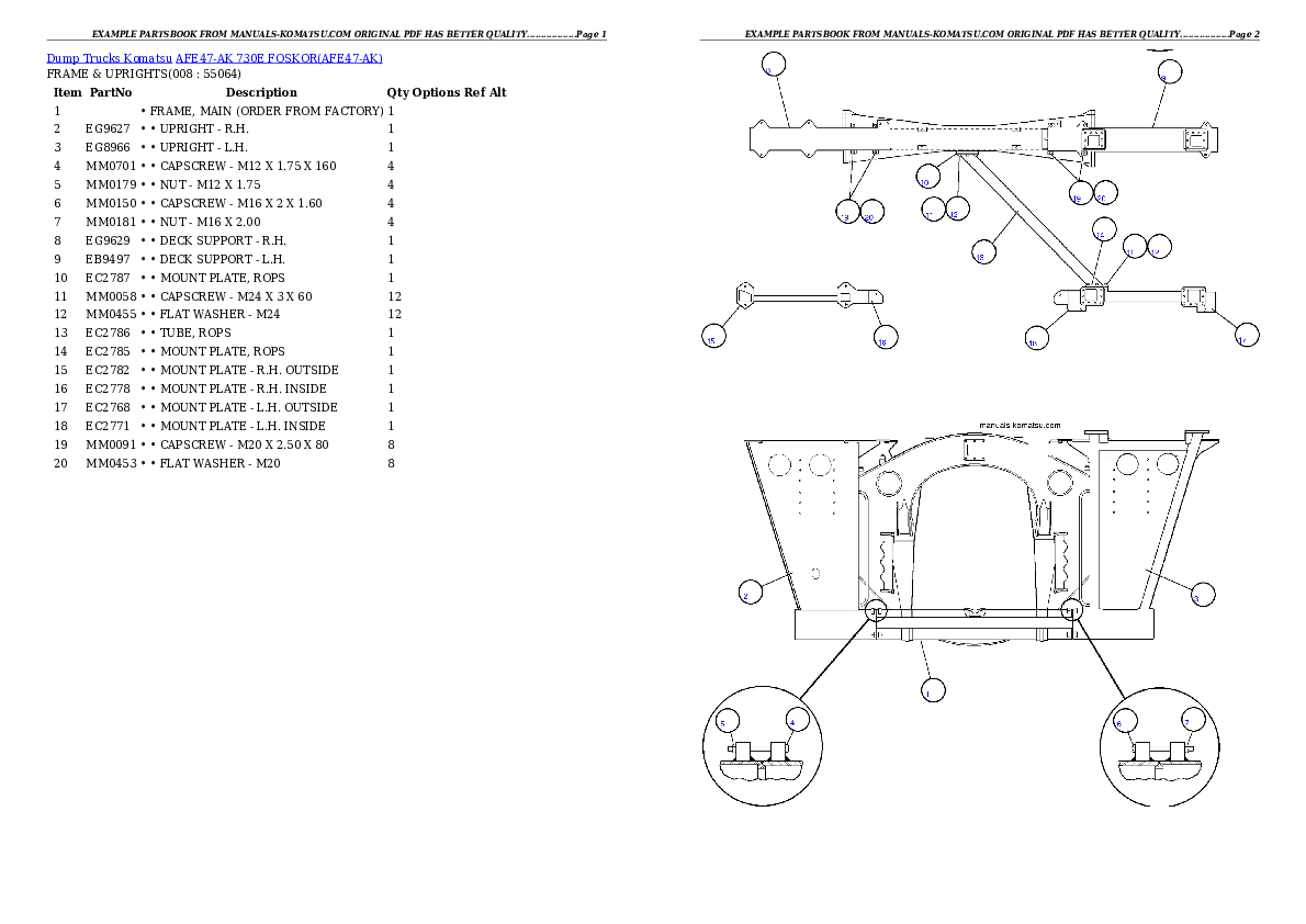 Protected: AFE47-AK 730E                 FOSKOR Partsbook