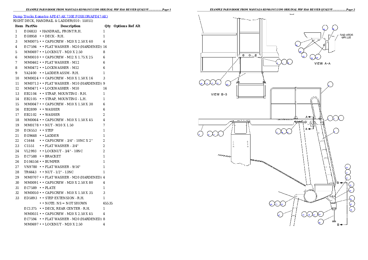 Protected: AFE47-AK 730E                 FOSKOR Partsbook