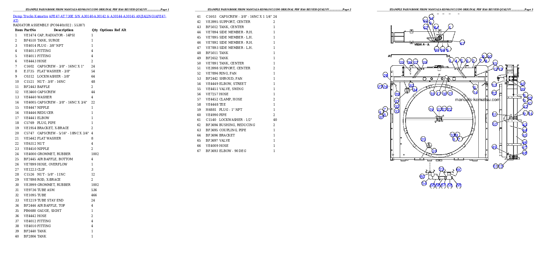 Protected: AFE47-AT 730E S/N A30140-A30142 & A30144-A30145 ANJIALING Partsbook