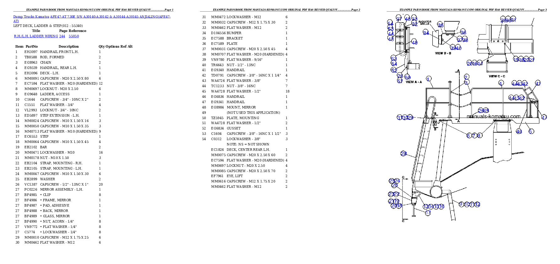 Protected: AFE47-AT 730E S/N A30140-A30142 & A30144-A30145 ANJIALING Partsbook