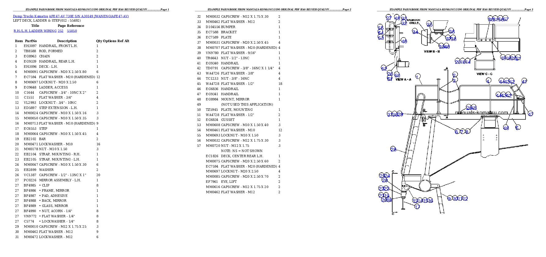 Protected: AFE47-AV 730E  S/N A30149  JWANENG Partsbook