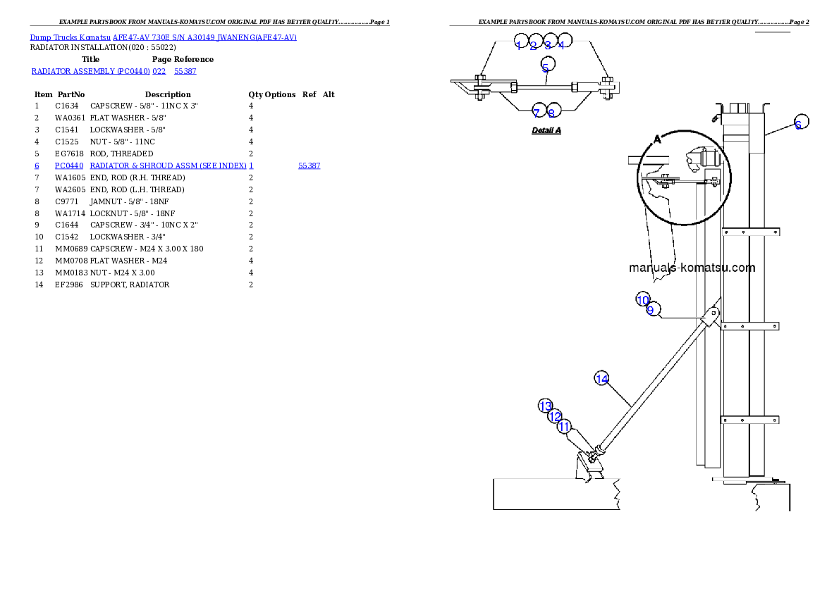Protected: AFE47-AV 730E  S/N A30149  JWANENG Partsbook