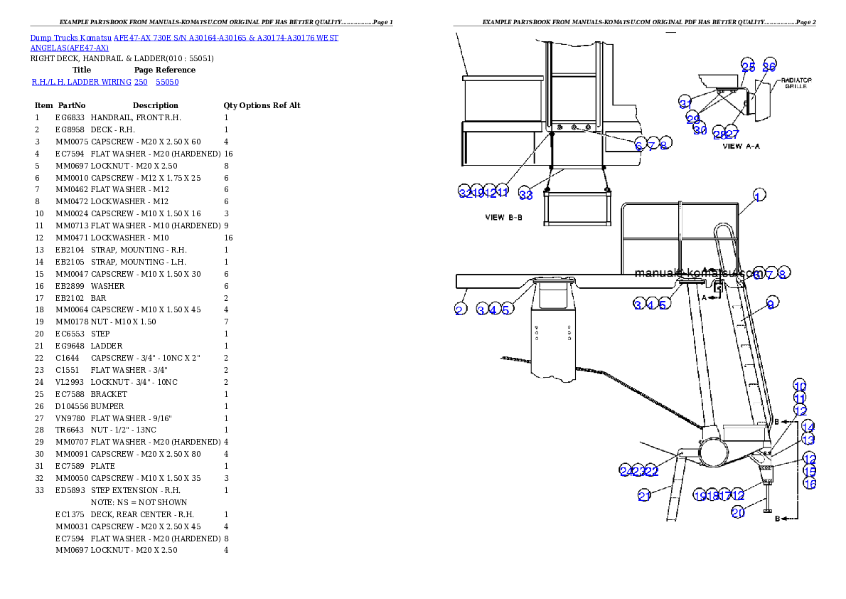 Protected: AFE47-AX 730E S/N A30164-A30165 & A30174-A30176 WEST ANGELAS Partsbook