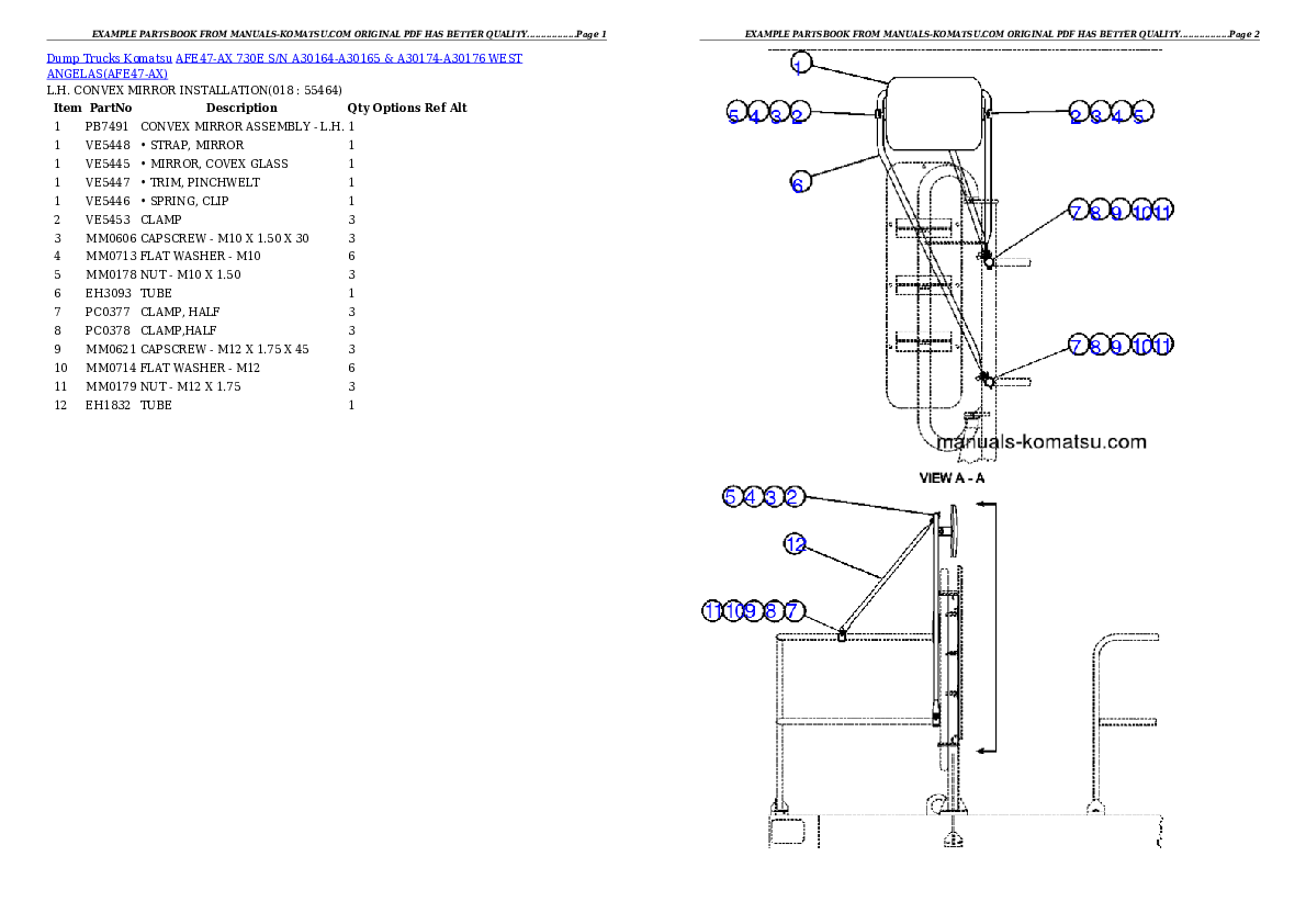 Protected: AFE47-AX 730E S/N A30164-A30165 & A30174-A30176 WEST ANGELAS Partsbook