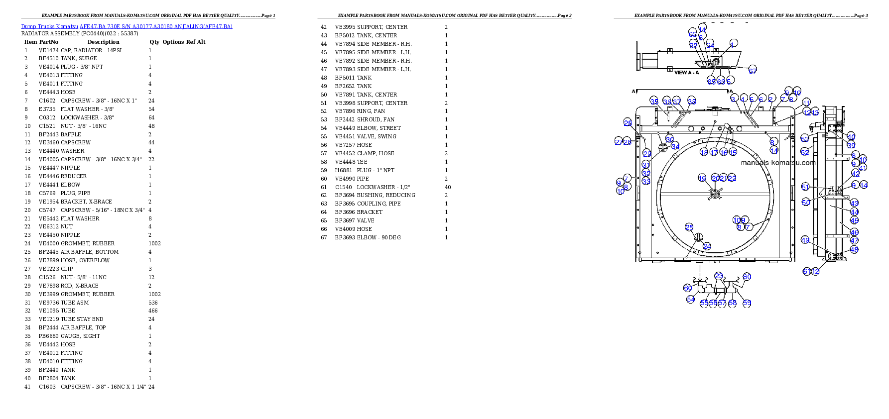 Protected: AFE47-BA 730E S/N A30177-A30180 ANJIALING Partsbook