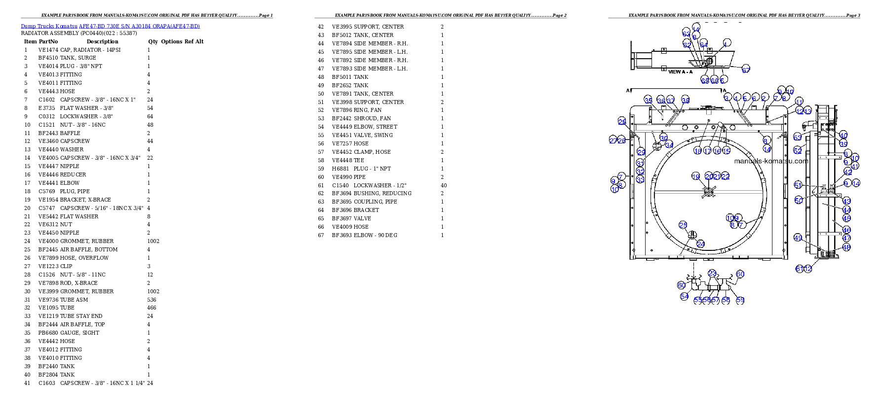 Protected: AFE47-BD 730E S/N A30184 ORAPA Partsbook