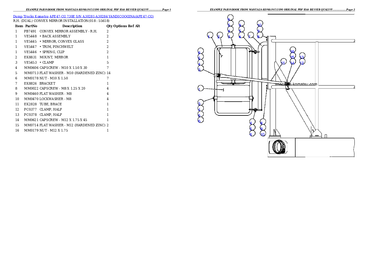 Protected: AFE47-CG 730E S/N A30281-A30284   YANDICOOGINA Partsbook