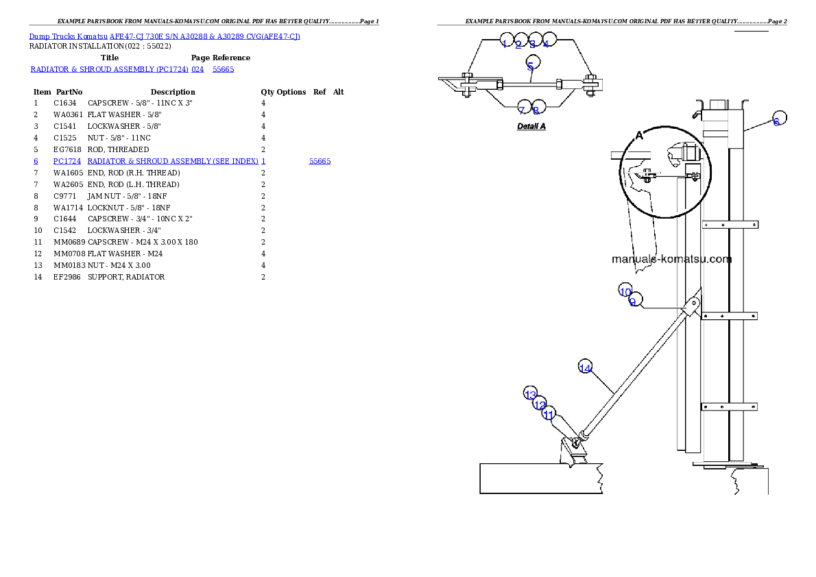Protected: AFE47-CJ 730E S/N A30288 & A30289  CVG Partsbook