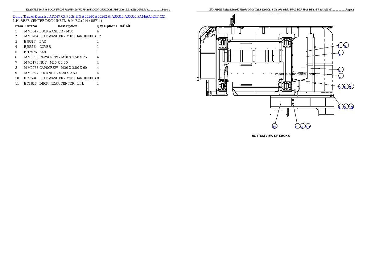 Protected: AFE47-CX 730E S/N A30340-A30342 & A30345-A30350   PAMA Partsbook