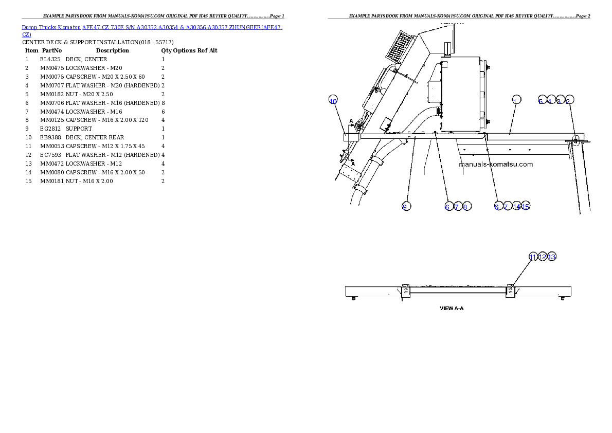 Protected: AFE47-CZ 730E S/N A30352-A30354 & A30356-A30357    ZHUNGEER Partsbook