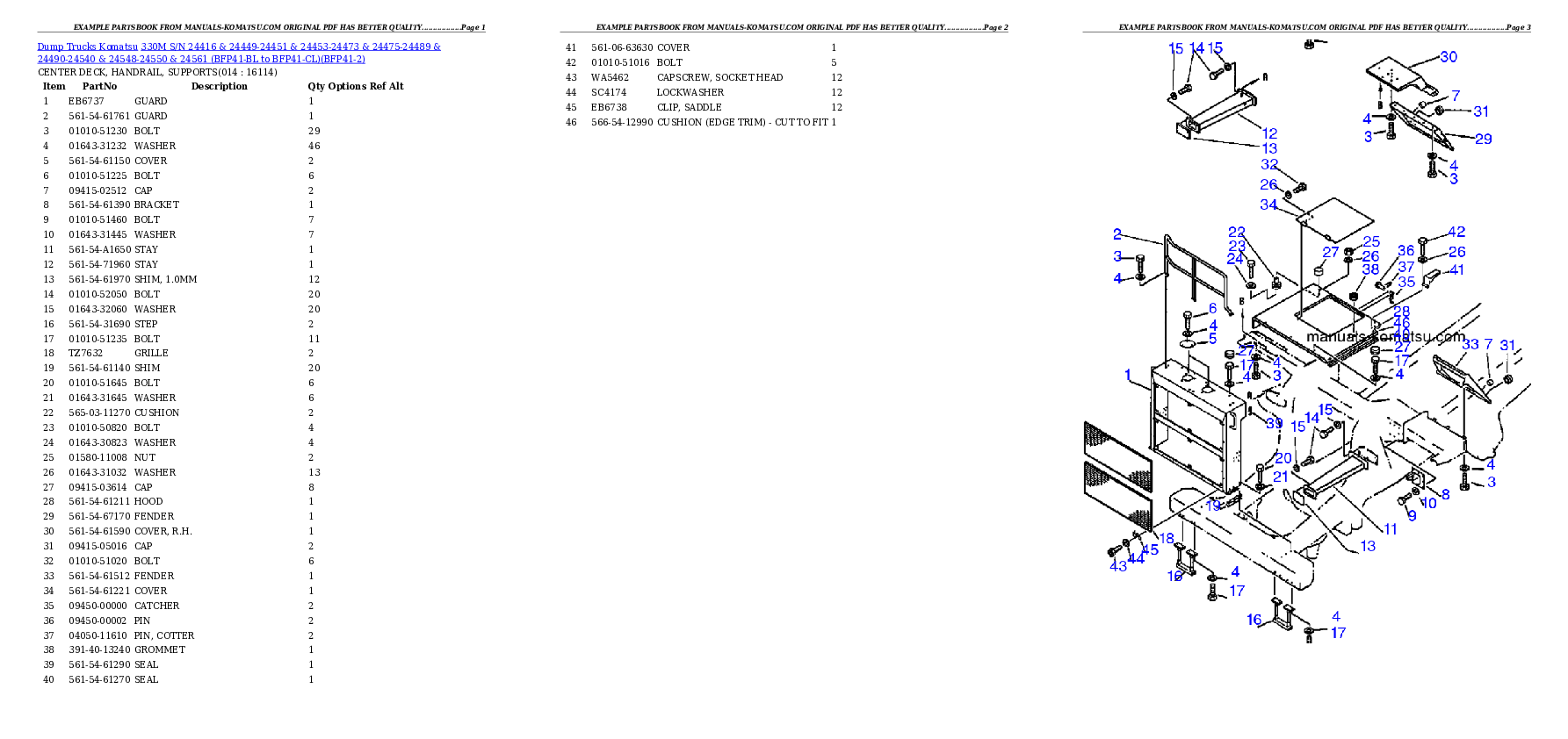Protected: 330M S/N 24416 & 24449-24451 & 24453-24473 & 24475-24489 & 24490-24540 & 24548-24550 & 24561 (BFP41-BL to BFP41-CL) Partsbook
