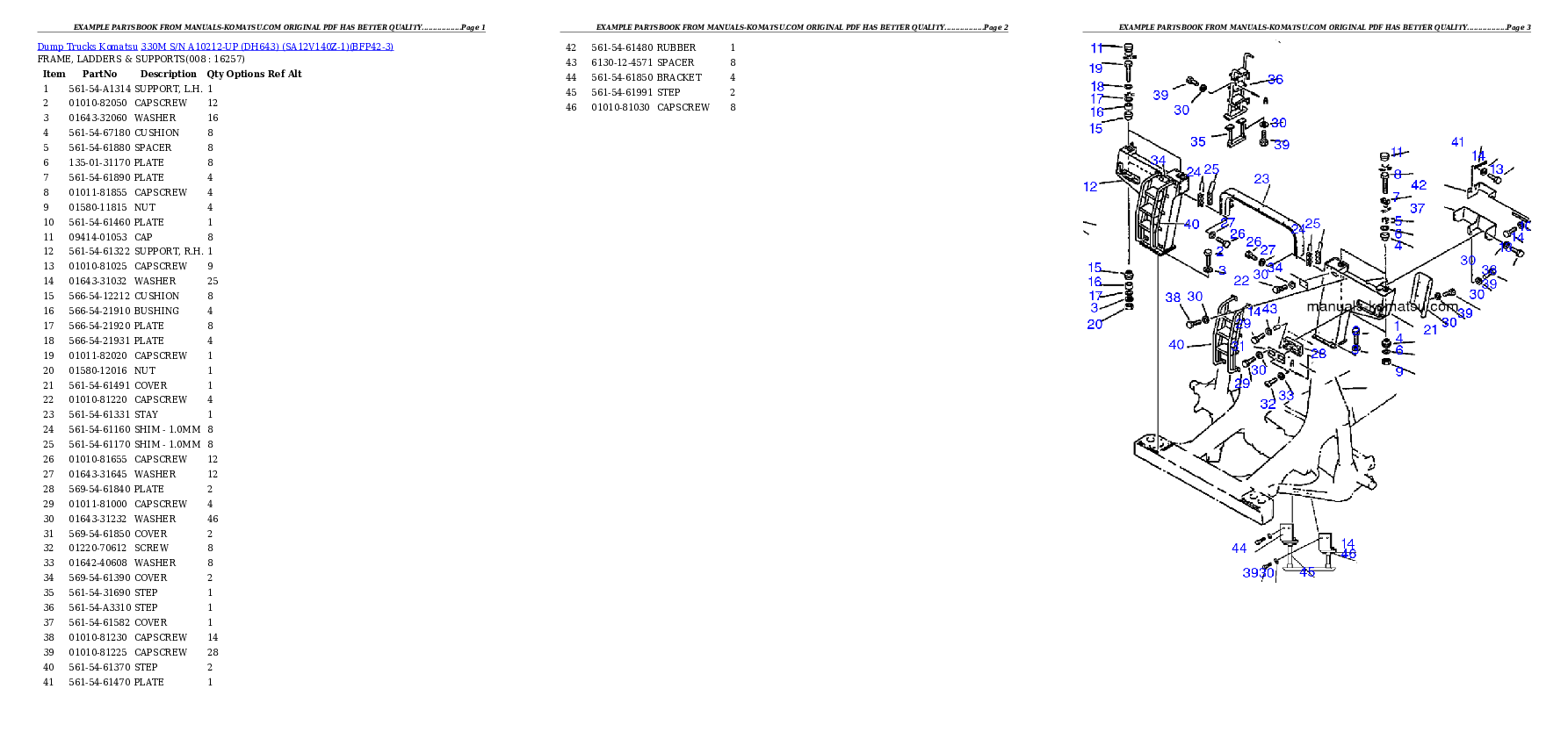 Protected: 330M S/N A10212-UP (DH643) (SA12V140Z-1) Partsbook