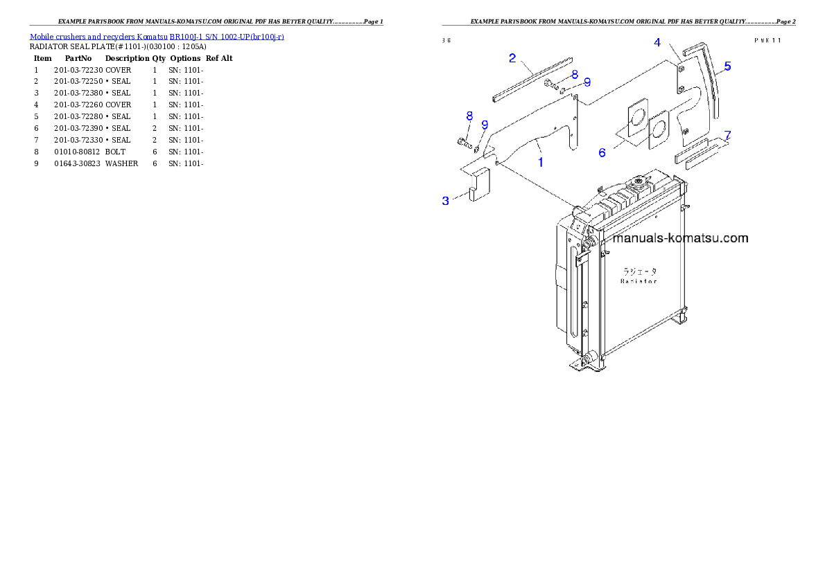 Protected: BR100J-1 S/N 1002-UP Partsbook