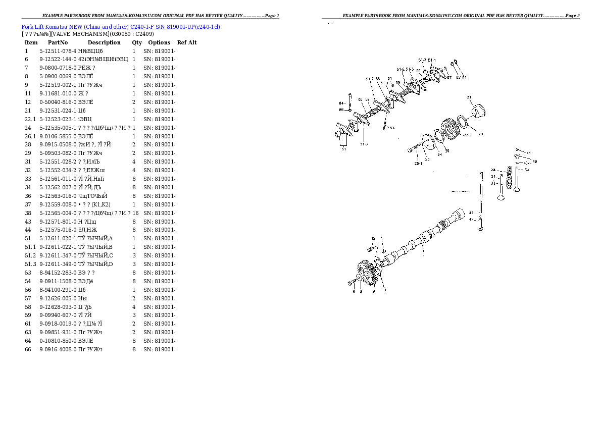 Protected: C240-1-F S/N 819001-UP Partsbook