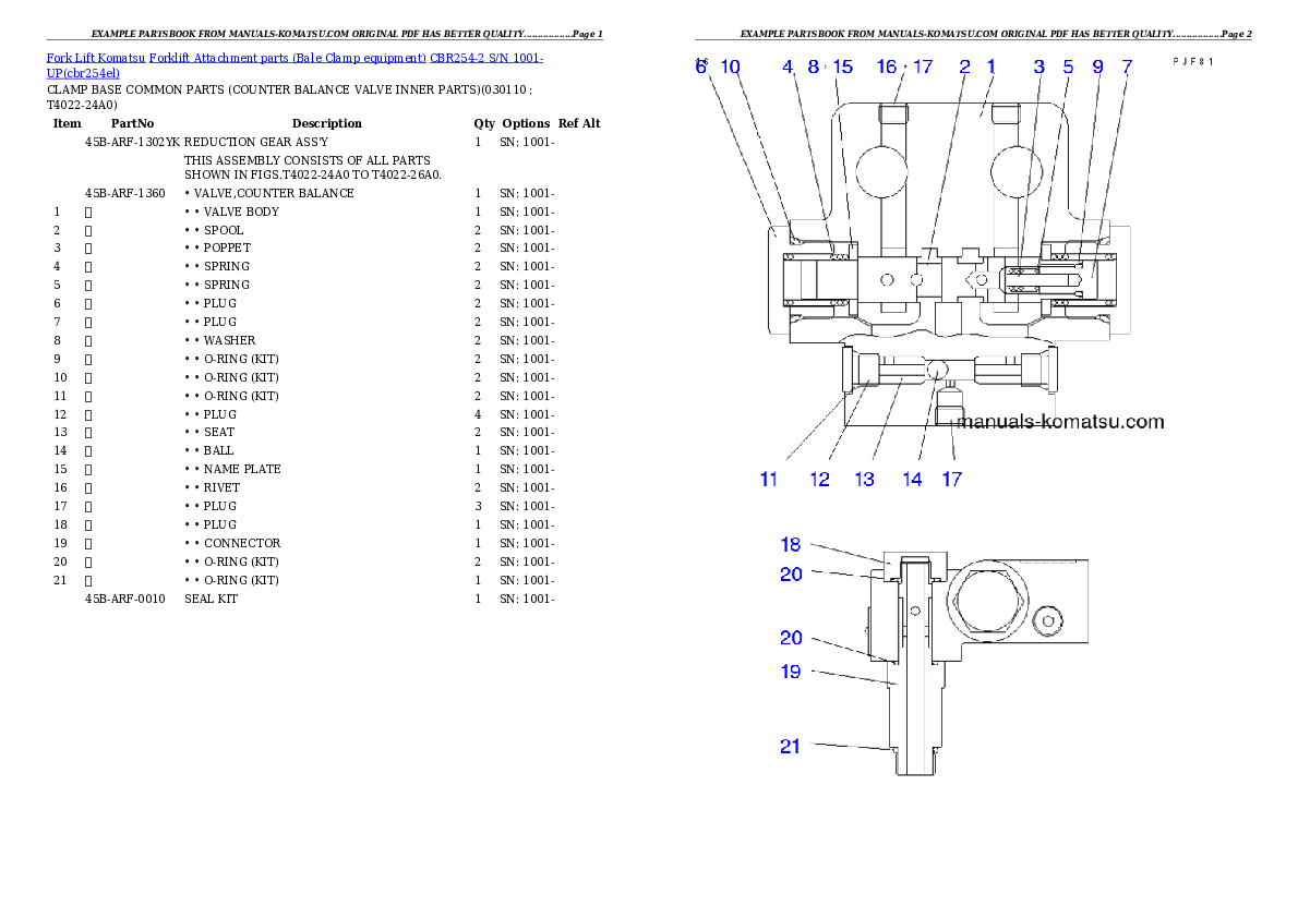 Protected: CBR254-2 S/N 1001-UP Partsbook