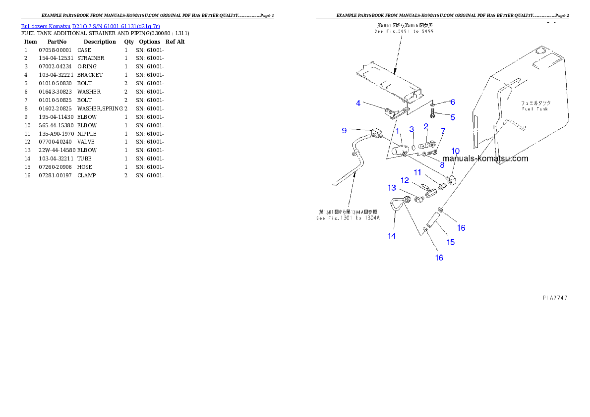 Protected: D21Q-7 S/N 61001-61131 Partsbook