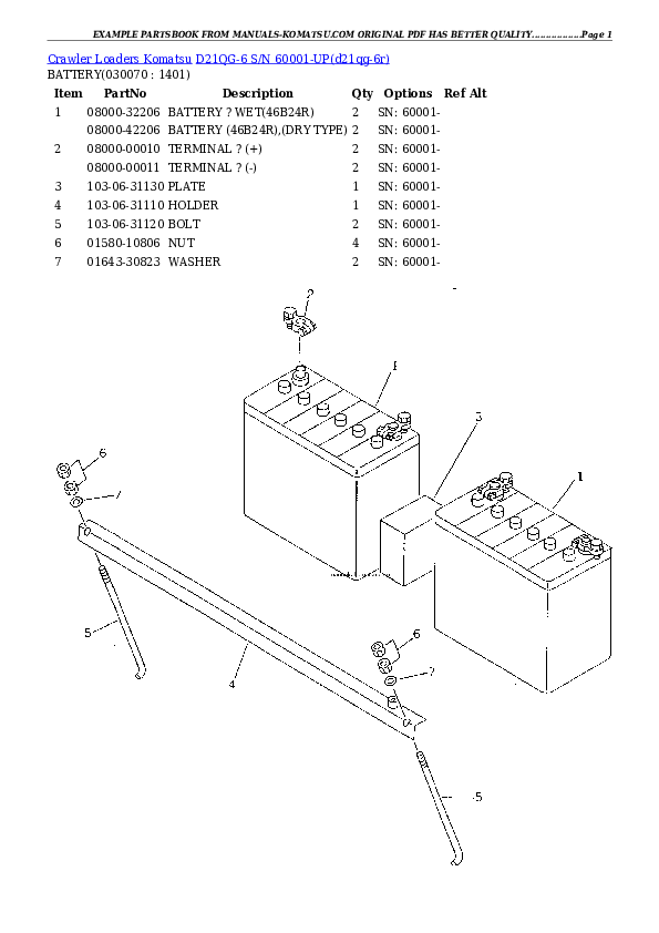 Protected: D21QG-6 S/N 60001-UP Partsbook