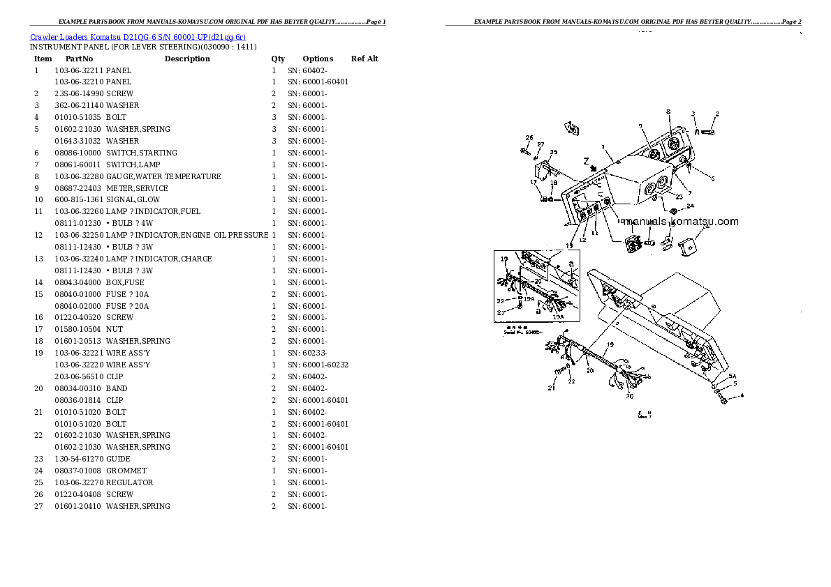 Protected: D21QG-6 S/N 60001-UP Partsbook