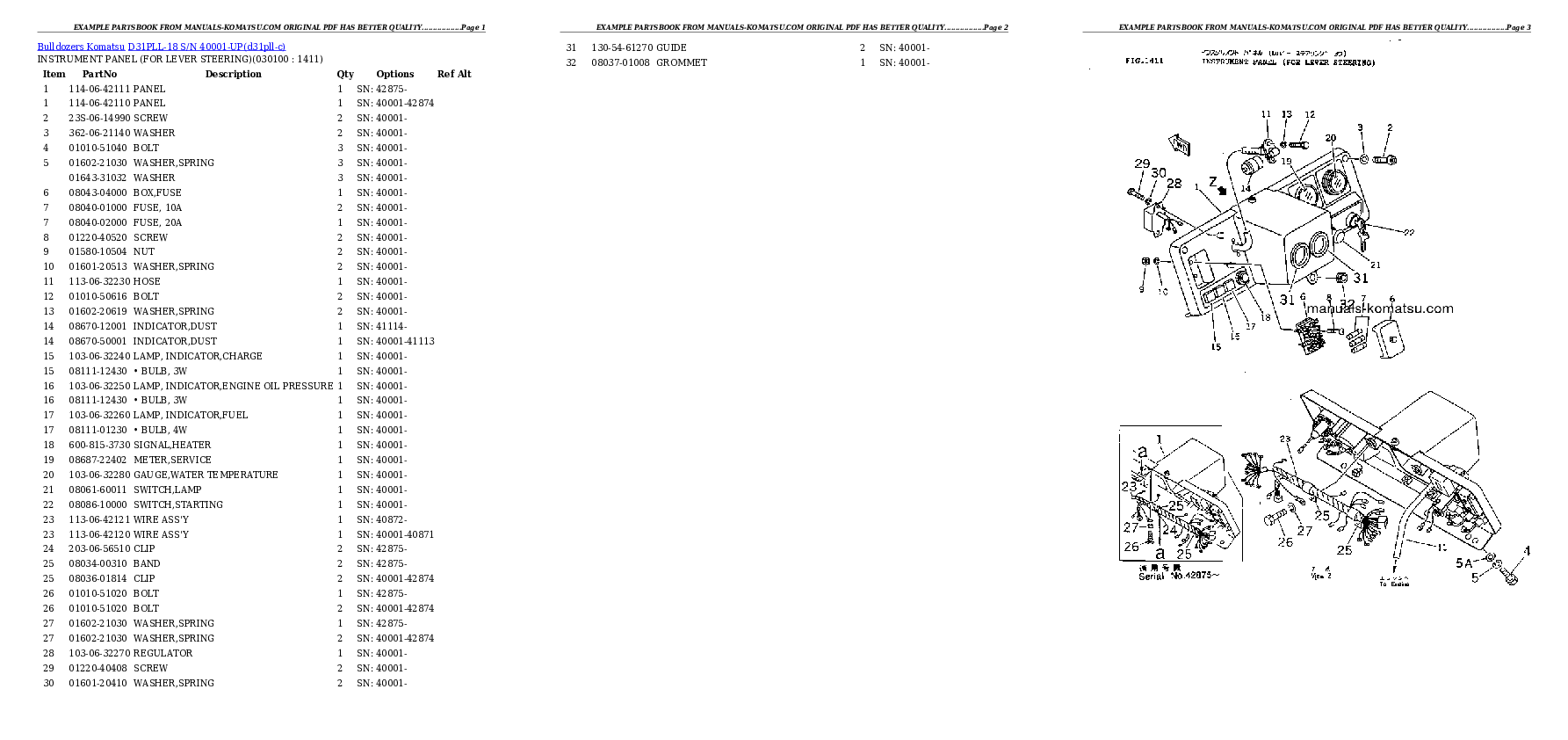 Protected: D31PLL-18 S/N 40001-UP Partsbook