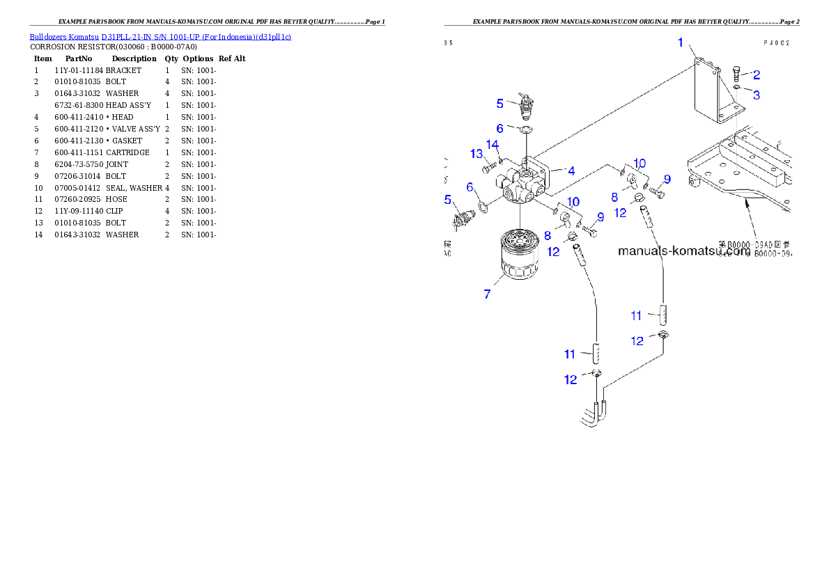 Protected: D31PLL-21-IN S/N 1001-UP (For Indonesia) Partsbook