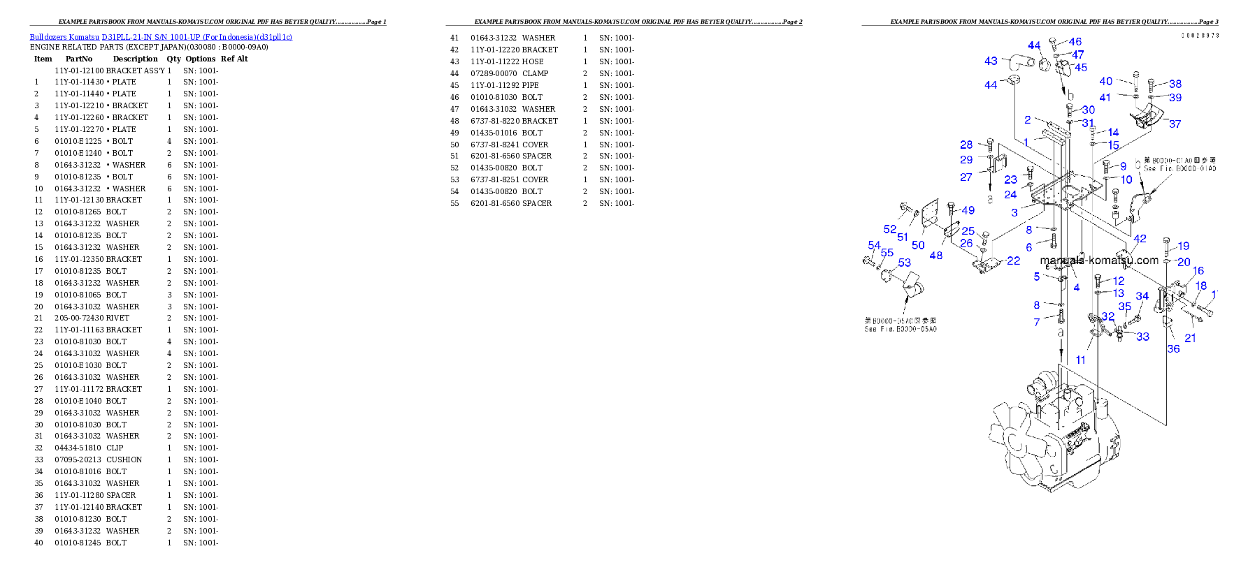Protected: D31PLL-21-IN S/N 1001-UP (For Indonesia) Partsbook