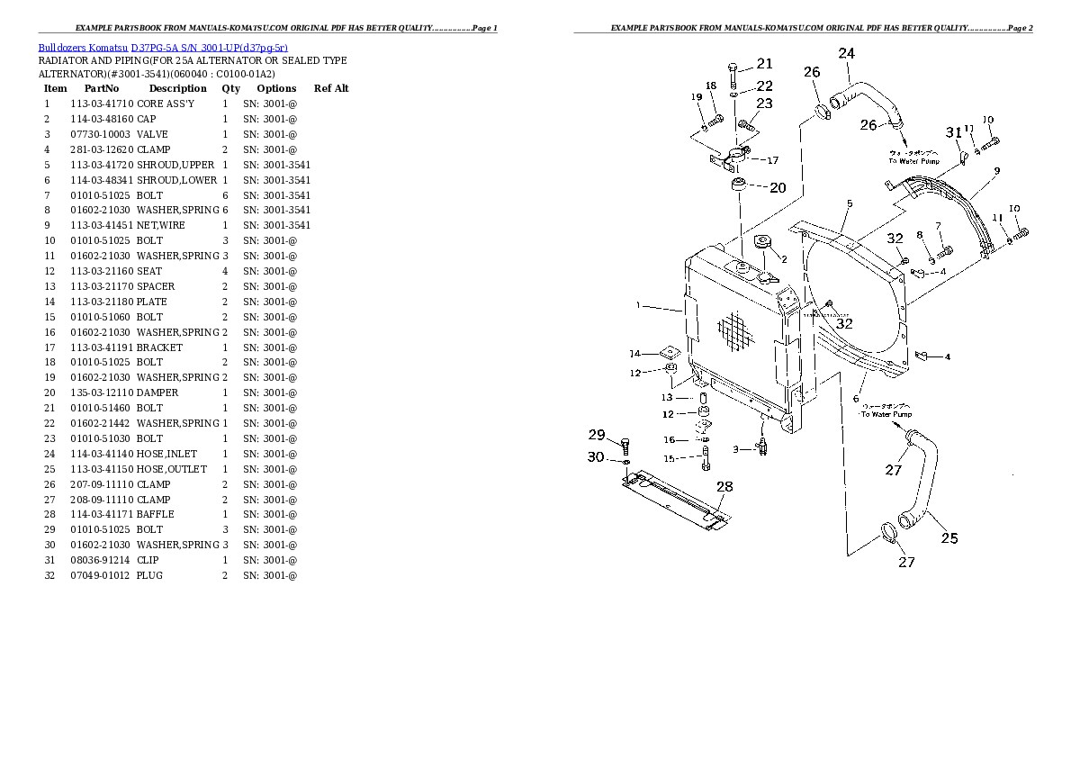 Protected: D37PG-5A S/N 3001-UP Partsbook