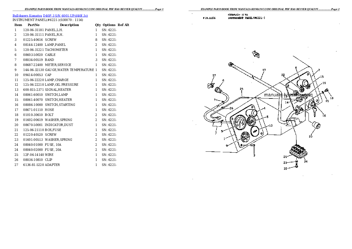 Protected: D40F-3 S/N 6001-UP Partsbook