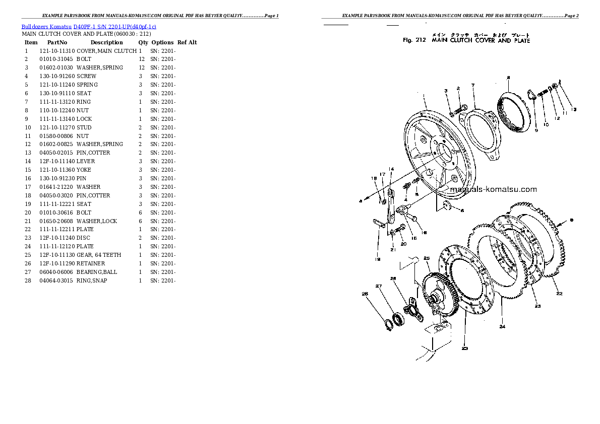 Protected: D40PF-1 S/N 2201-UP Partsbook