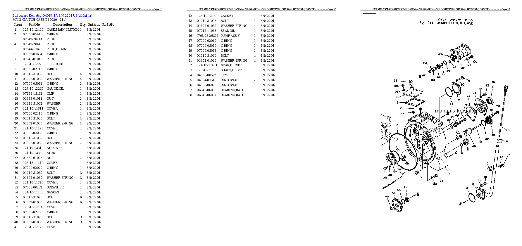 Protected: D40PF-1A S/N 2201-UP Partsbook