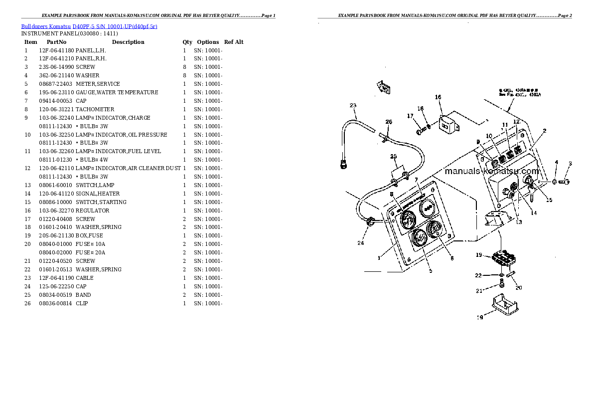 Protected: D40PF-5 S/N 10001-UP Partsbook