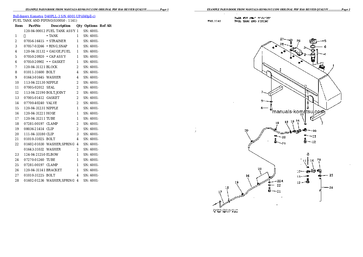 Protected: D40PLL-3 S/N 6001-UP Partsbook