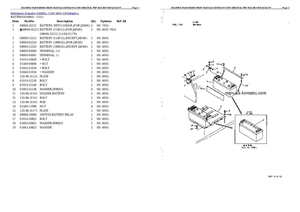 Protected: D40PLL-3 S/N 6001-UP Partsbook