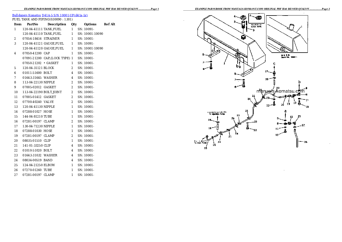 Protected: D41A-5 S/N 10001-UP Partsbook