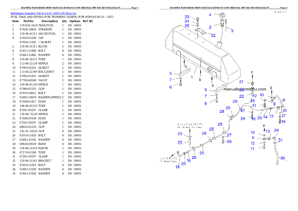 Protected: D41A-5 S/N 10001-UP Partsbook