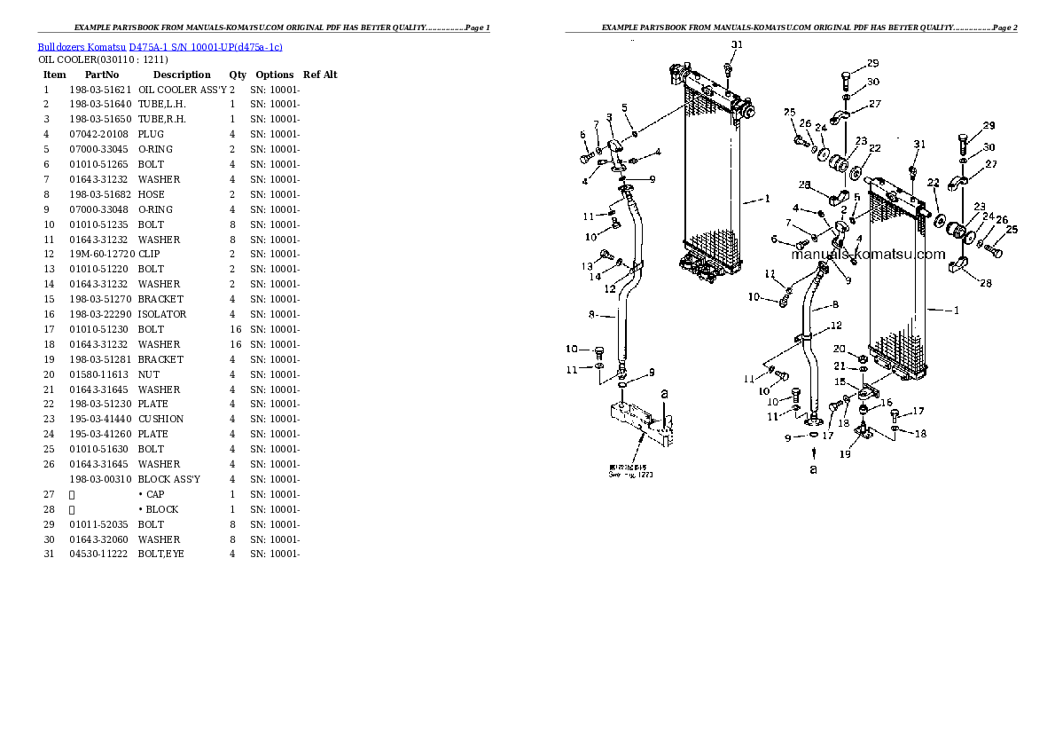 Protected: D475A-1 S/N 10001-UP Partsbook