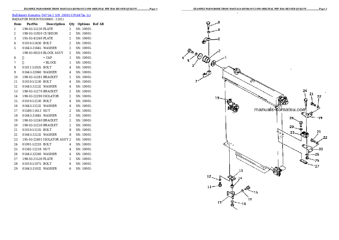 Protected: D475A-1 S/N 10001-UP Partsbook