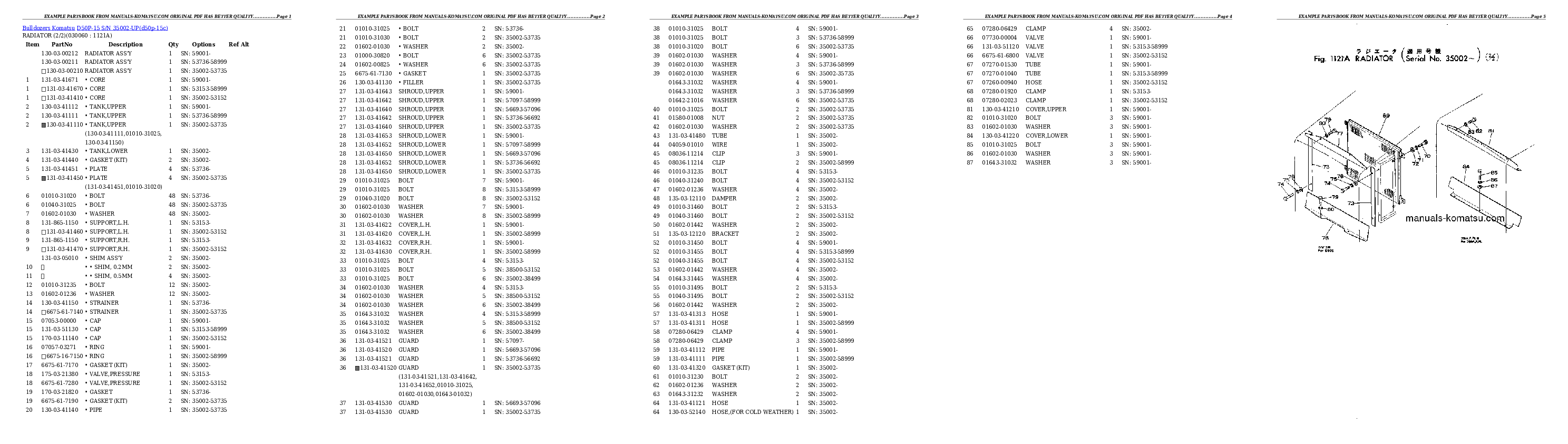 Protected: D50P-15 S/N 35002-UP Partsbook