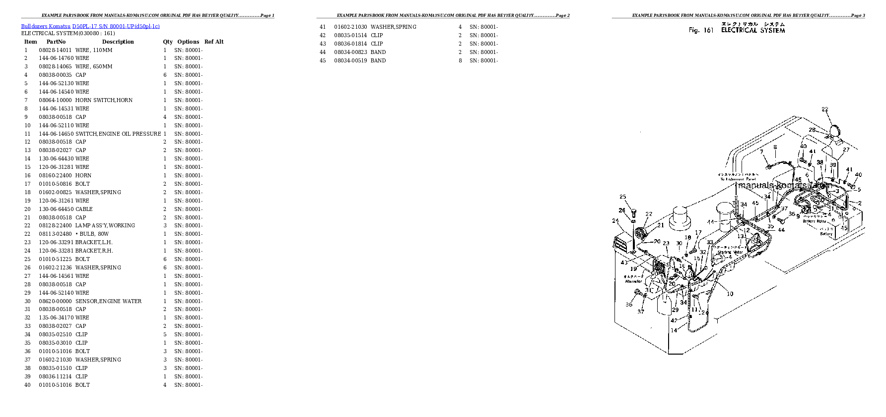 Protected: D50PL-17 S/N 80001-UP Partsbook