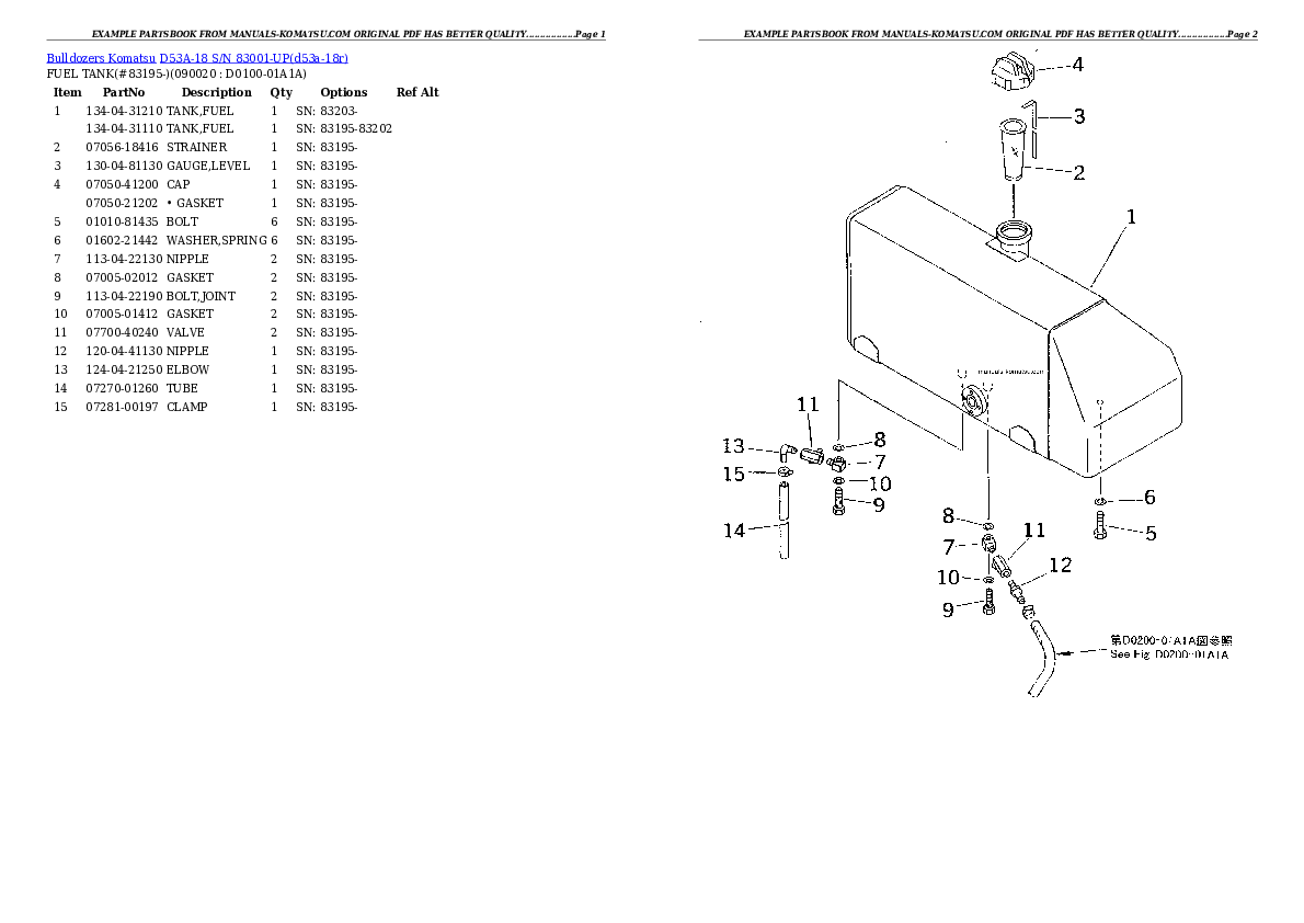 Protected: D53A-18 S/N 83001-UP Partsbook