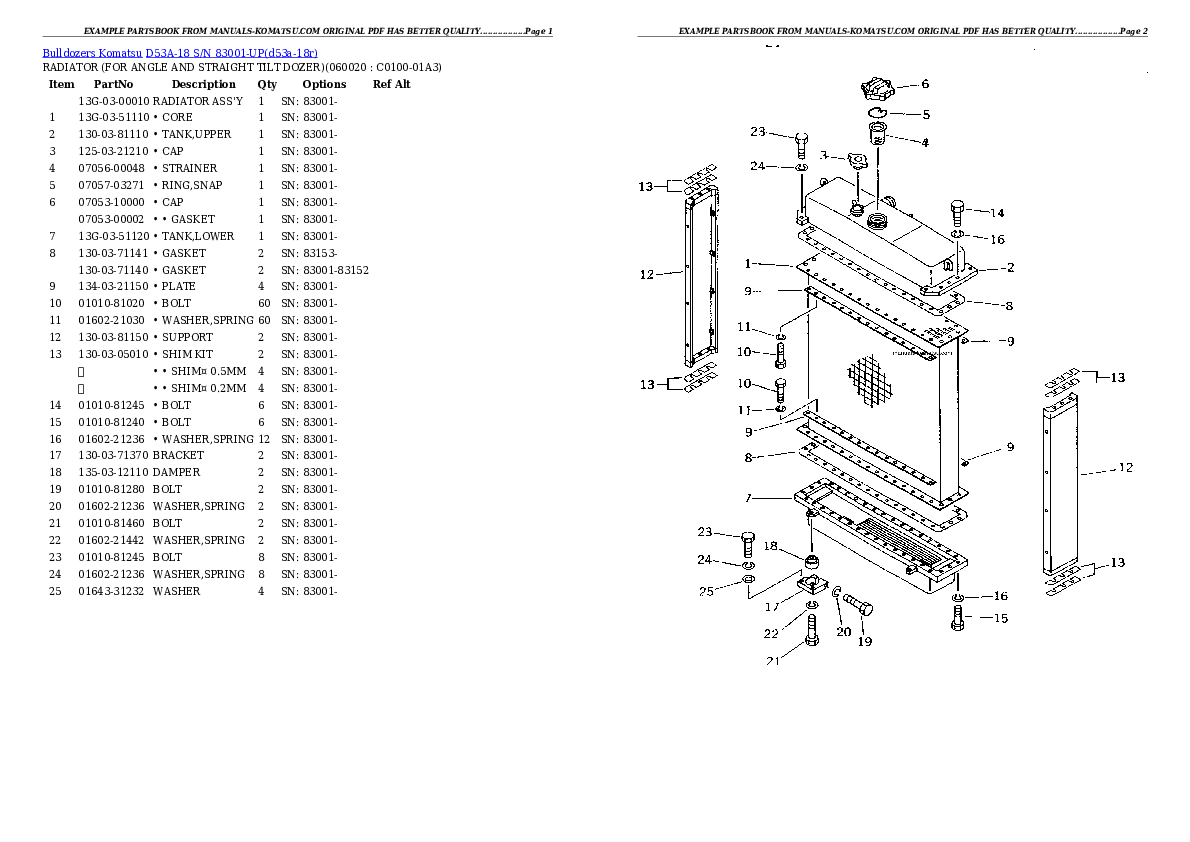 Protected: D53A-18 S/N 83001-UP Partsbook