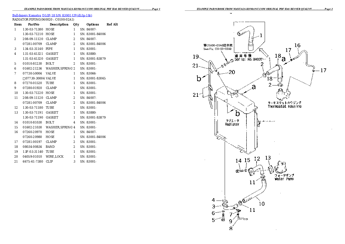 Protected: D53P-18 S/N 83001-UP Partsbook
