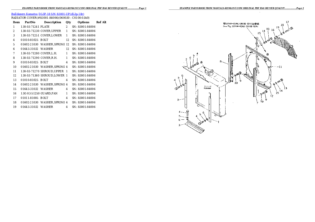 Protected: D53P-18 S/N 83001-UP Partsbook