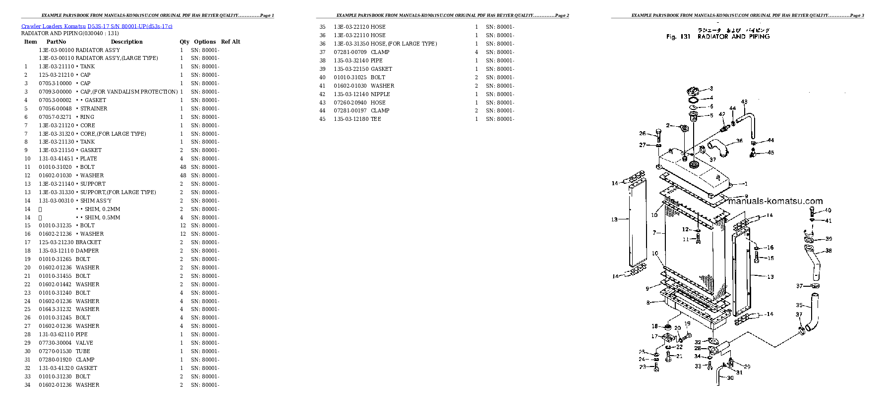 Protected: D53S-17 S/N 80001-UP Partsbook