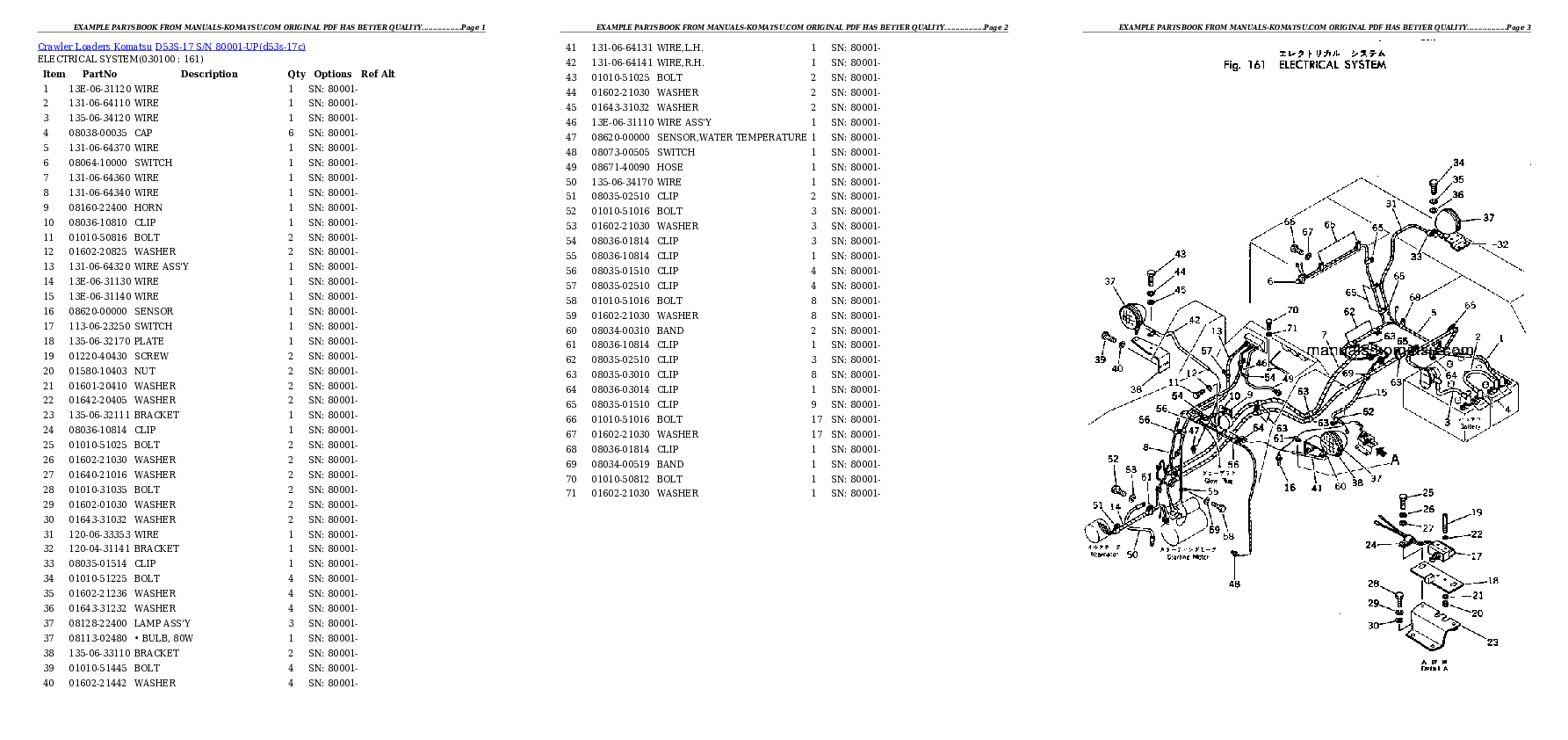 Protected: D53S-17 S/N 80001-UP Partsbook