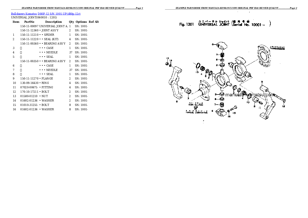 Protected: D80P-12 S/N 1001-UP Partsbook