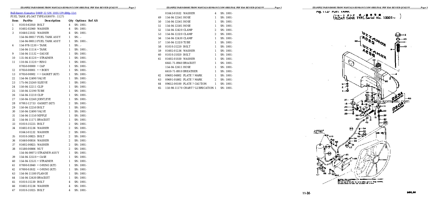 Protected: D80P-12 S/N 1001-UP Partsbook