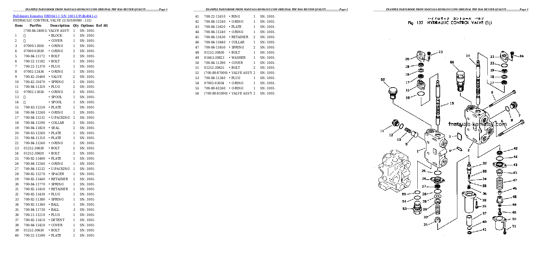 Protected: DBD041-1 S/N 1001-UP Partsbook