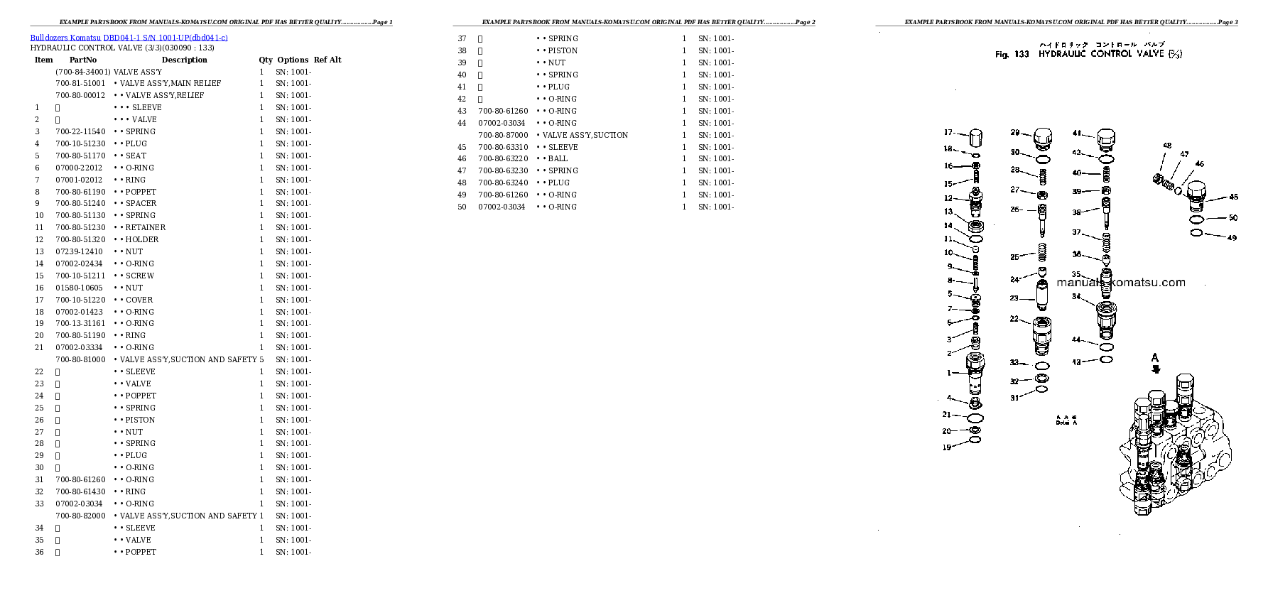 Protected: DBD041-1 S/N 1001-UP Partsbook