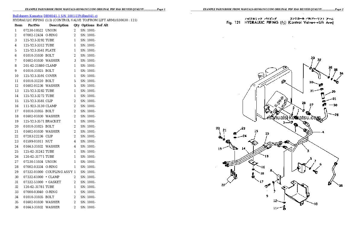 Protected: DBM041-1 S/N 1001-UP Partsbook